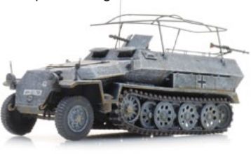 Sd.Kfz. 251/3 Ausf.C Funkpanzerwagen Winter WM ready 1:87 1:87 Artitec Model