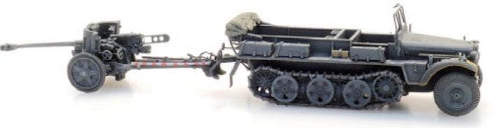 Sd.Kfz. 10 + PAK 38 Grey WM ready 1:87 1:87 Artitec Model