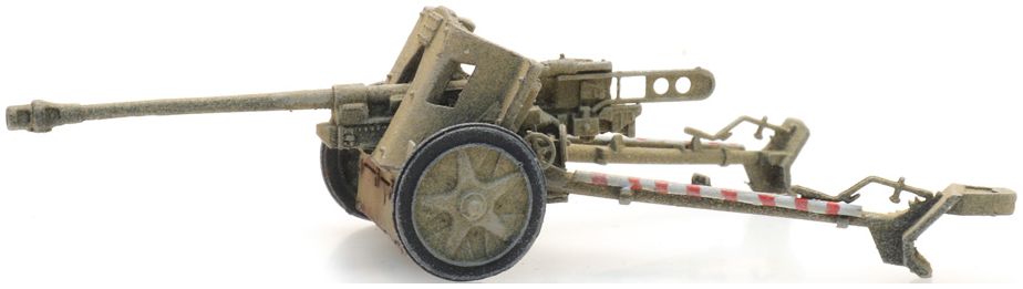 50mm PAK 38 Afrika (WM) Ready-Made, Painted 1:87 Artitec Model