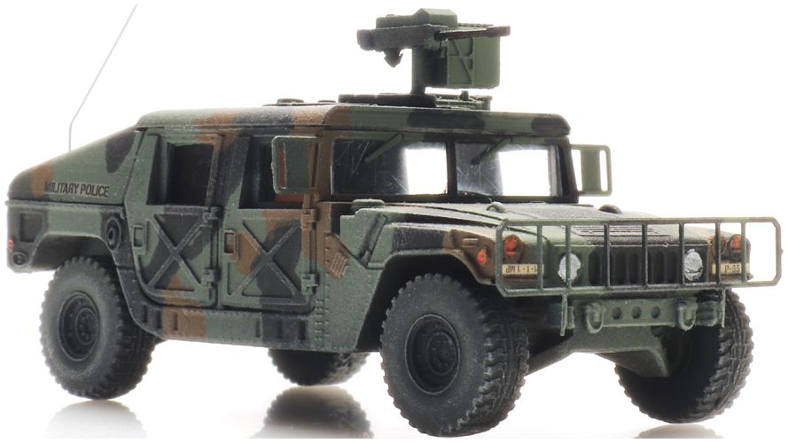 Humvee Camo Armored GW MP (US) Ready-Made, Painted 1:87 Artitec Model
