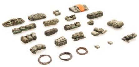 Stowage Set Modern Desert (US) ready 1:87 1:87 Artitec Model