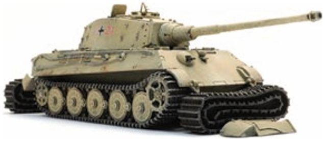 Tiger II Eisenbahntransport Gelb (WM) Ready 1:87 Artitec Model