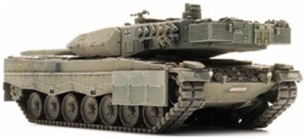 Leopard 2A6 Eisenbahntransport (BRD) Ready 1:87 Artitec Model
