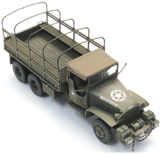 GMC CCKW-353 Cargo Open Bed (US) Ready-Made, Painted 1:87 Artitec Model
