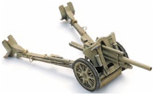 10.5cm LeFH 18 Afrika in Stellung (WM) Ready 1:87 Artitec Model