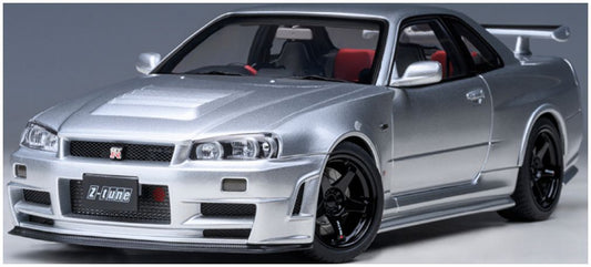 Available to Order – NISMO R34 GT-R Z-Tune Z-Tune Silver 1:18 (AUT 77461)