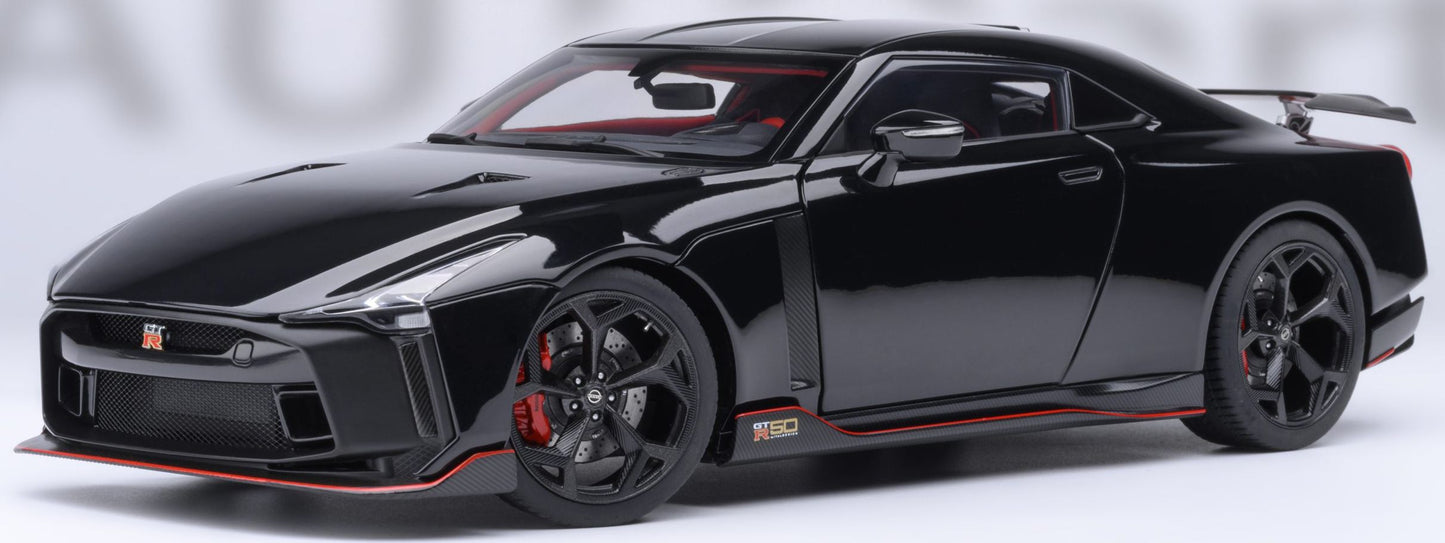 Available to Order – Nissan GT-R50 by Italdesign Black/Matt Black 1:18 (AUT 77513)