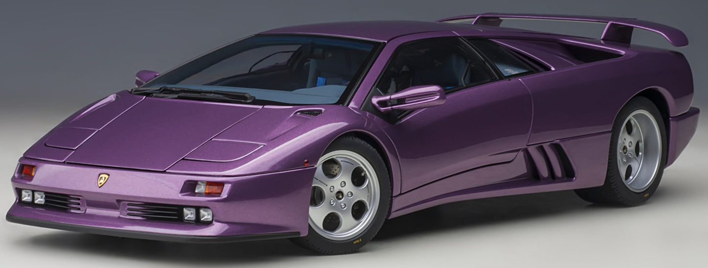 Available to Order – Lamborghini Diablo SE30 1993 Metallic Purple 1:18 (AUT 79158)
