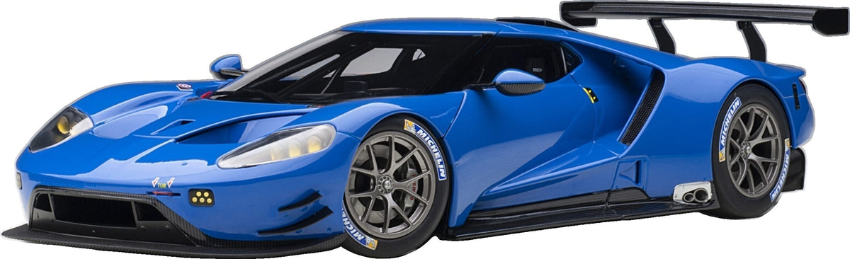 Ford GT LM Plain Body Version 2018 Blue 1:18 AutoArt Model