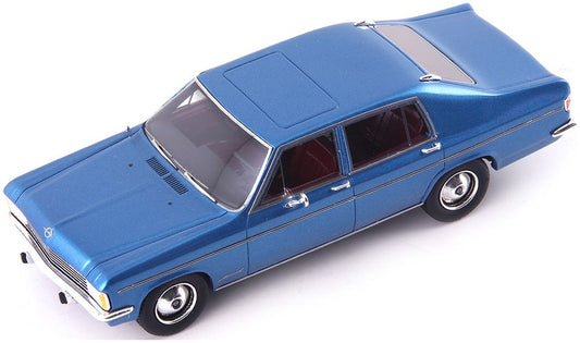 Opel Admiral B Hatchback Sedan Blue Metallic 1:43 – diecast model