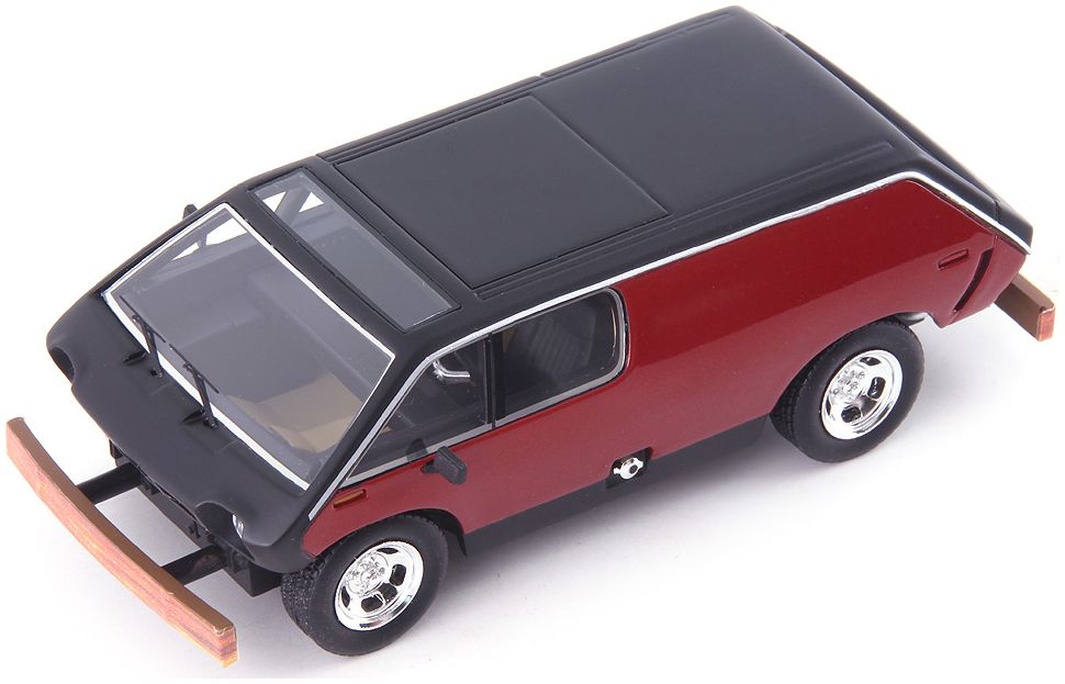 Available To Order – Brubaker Box Van Red Black 1:43 (AVE 60142)