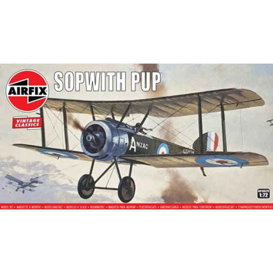 THIS ITEM IS AVAILABLE TO ORDER FROM OUR SUPPLIER - 1:72 AIRFIX AX01062V SOPWITH PUP (PLASTIC KIT)