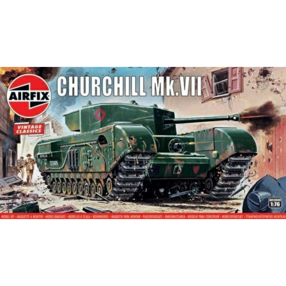 Available To Order – AX01304V - 1:76 Churchill (vintage Classics) (plastic Kit) AIRFIX Model (AX01304V)