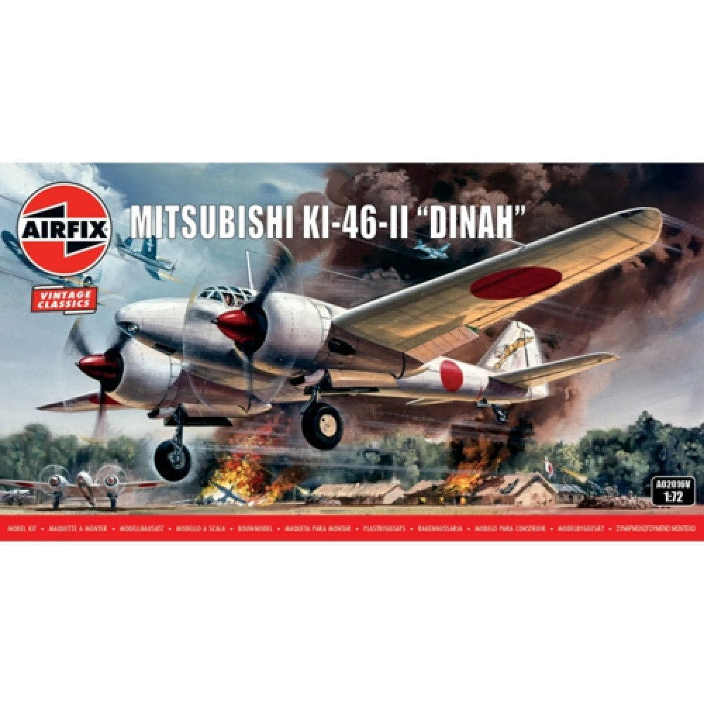 Available To Order – AX02016V - 1:72 Mitsubishi Ki-46-ii Dinah (plastic Kit) AIRFIX Model (AX02016V)