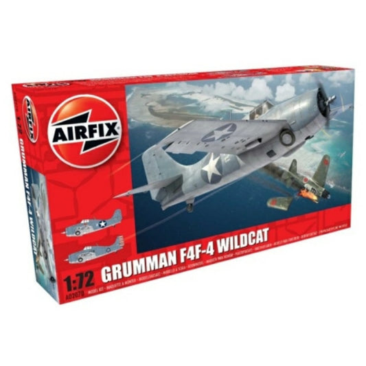 Available To Order – AX02070 - 1:72 Grumman Wildcat F4F-4 (plastic Kit) AIRFIX Model (AX02070)