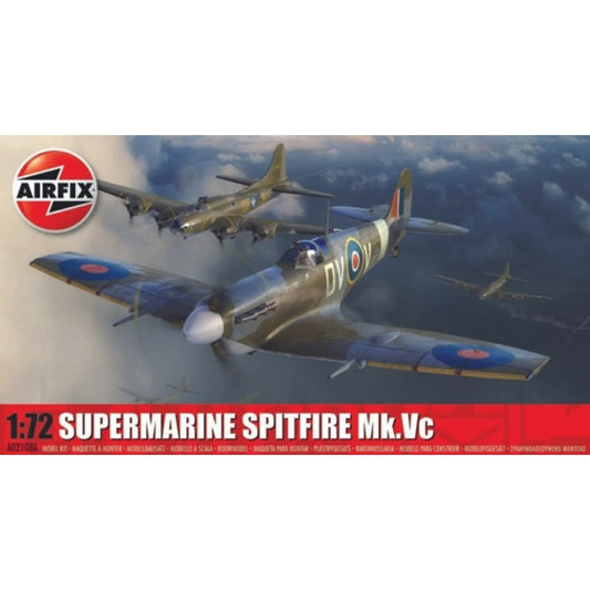THIS ITEM IS AVAILABLE TO ORDER FROM OUR SUPPLIER - 1:72 AIRFIX AX02108A SUPERMARINE SPITFIRE MK.VC (PLASTIC KIT)