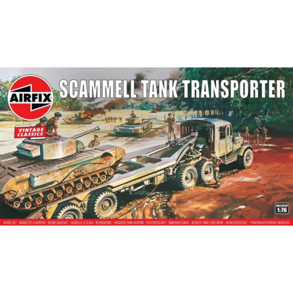 Available To Order – AX02301V - 1:76 Scammell Tank Transporter (plastic Kit) AIRFIX Model (AX02301V)