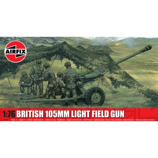THIS ITEM IS AVAILABLE TO ORDER FROM OUR SUPPLIER - 1:76 AIRFIX AX02332 BRITISH 105MM LIGHT FIELD GUN (PLASTIC KIT)
