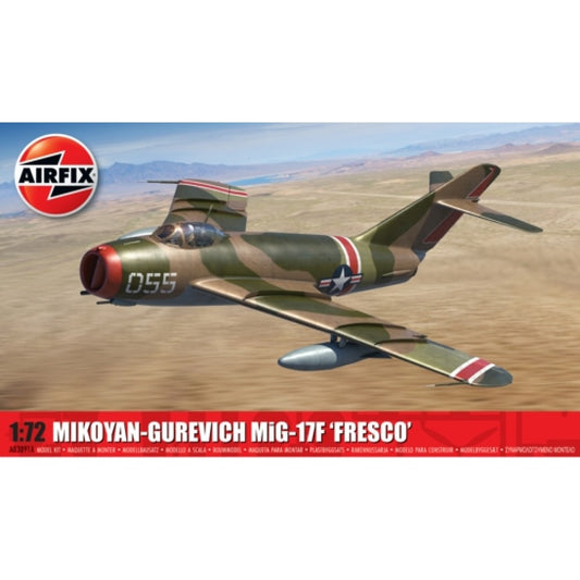 THIS ITEM IS AVAILABLE TO ORDER FROM OUR SUPPLIER - 1:72 AIRFIX AX03091A MIKOYAN-GUREVICH MIG-17F 'FRESCO' (PLASTIC KIT)
