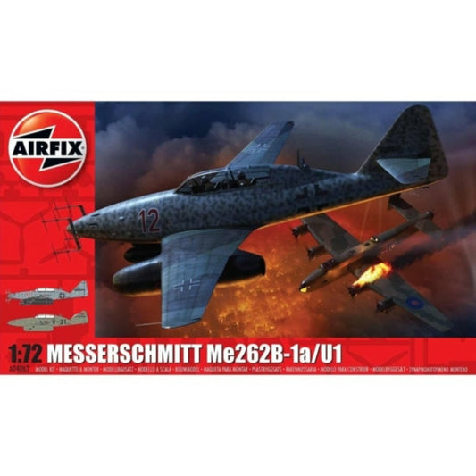 THIS ITEM IS AVAILABLE TO ORDER FROM OUR SUPPLIER - 1:72 AIRFIX AX04062 MESSERSCHMITT ME262-B1A (PLASTIC KIT)