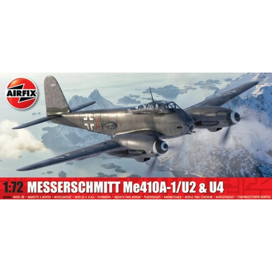 THIS ITEM IS AVAILABLE TO ORDER FROM OUR SUPPLIER - 1:72 AIRFIX AX04066 MESSERSCHMITT ME410A-1/U2 AND U4 (PLASTIC KIT)