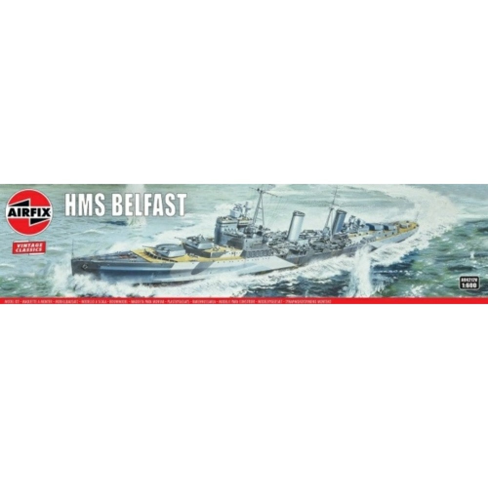 THIS ITEM IS AVAILABLE TO ORDER FROM OUR SUPPLIER - 1:600 AIRFIX AX04212V HMS BELFAST