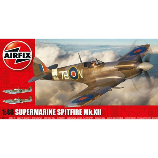 THIS ITEM IS AVAILABLE TO ORDER FROM OUR SUPPLIER - 1:48 AIRFIX AX05117A SUPERMARINE SPITFIRE MK.XII (PLASTIC KIT)