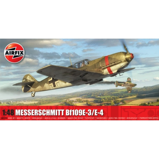 THIS ITEM IS AVAILABLE TO ORDER FROM OUR SUPPLIER - 1:48 AIRFIX AX05120C MESSERSCHMITT BF109E-3/E-4 (PLASTIC KIT)