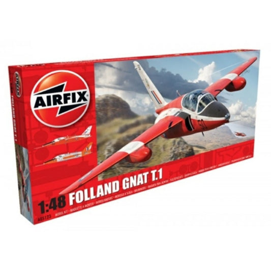 THIS ITEM IS AVAILABLE TO ORDER FROM OUR SUPPLIER - 1:48 AIRFIX AX05123 FOLLAND GNAT T.1 (PLASTIC KIT)