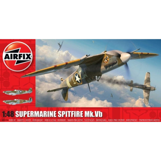 THIS ITEM IS AVAILABLE TO ORDER FROM OUR SUPPLIER - 1:48 AIRFIX AX05125A SUPERMARINE SPITFIRE MK.VB (PLASTIC KIT)
