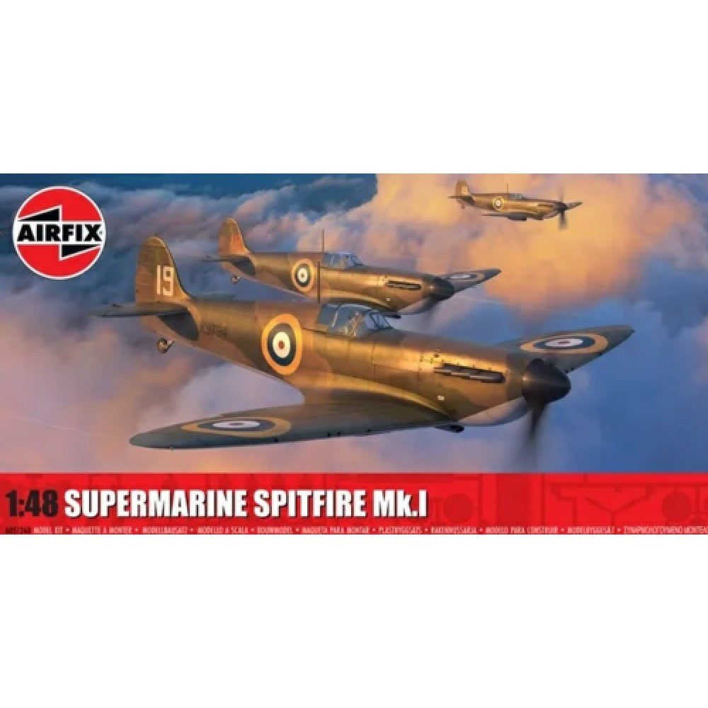THIS ITEM IS AVAILABLE TO ORDER FROM OUR SUPPLIER - 1:48 AIRFIX AX05126B SUPERMARINE SPITFIRE MK.I (PLASTIC KIT)
