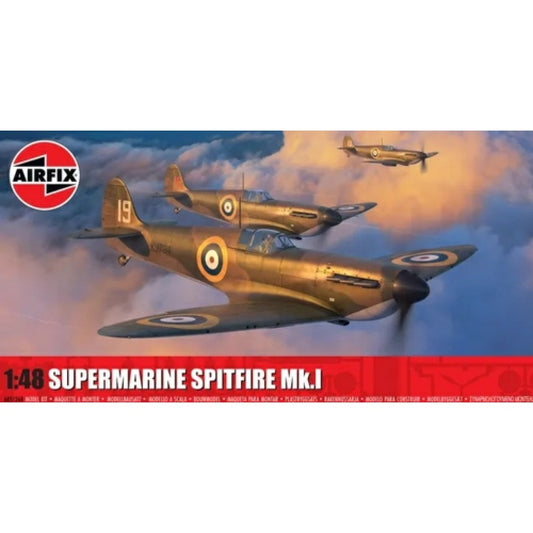 THIS ITEM IS AVAILABLE TO ORDER FROM OUR SUPPLIER - 1:48 AIRFIX AX05126B SUPERMARINE SPITFIRE MK.I (PLASTIC KIT)