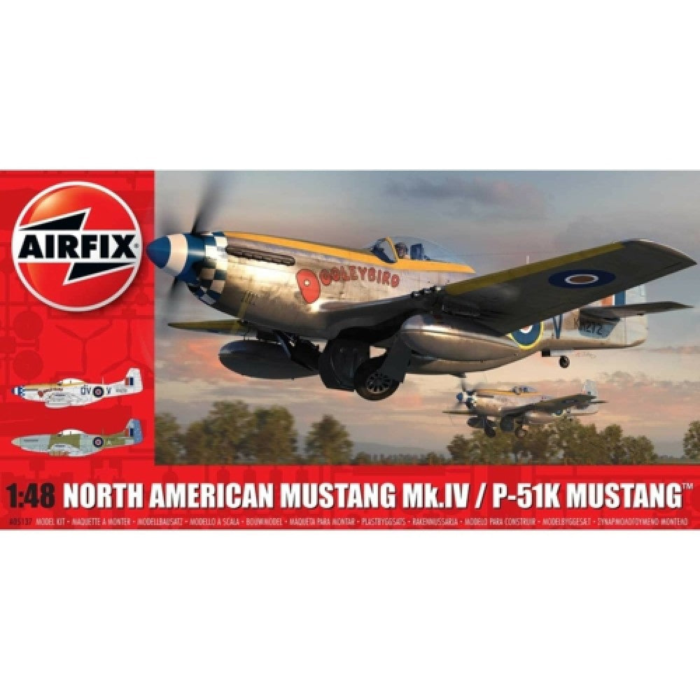 THIS ITEM IS AVAILABLE TO ORDER FROM OUR SUPPLIER - 1:48 AIRFIX AX05137 NORTH AMERICAN MUSTANG MK.IV