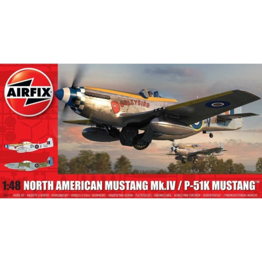 THIS ITEM IS AVAILABLE TO ORDER FROM OUR SUPPLIER - 1:48 AIRFIX AX05137 NORTH AMERICAN MUSTANG MK.IV