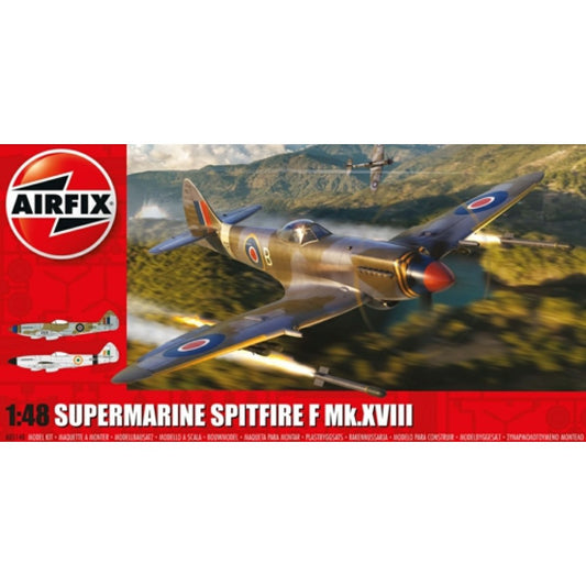 THIS ITEM IS AVAILABLE TO ORDER FROM OUR SUPPLIER - 1:48 AIRFIX AX05140 SUPERMARINE SPITFIRE F MK.XVIII (PLASTIC KIT)