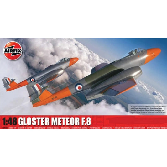 THIS ITEM IS AVAILABLE TO ORDER FROM OUR SUPPLIER - 1:48 AIRFIX AX09182A GLOSTER METEOR F.8 (PLASTIC KIT)