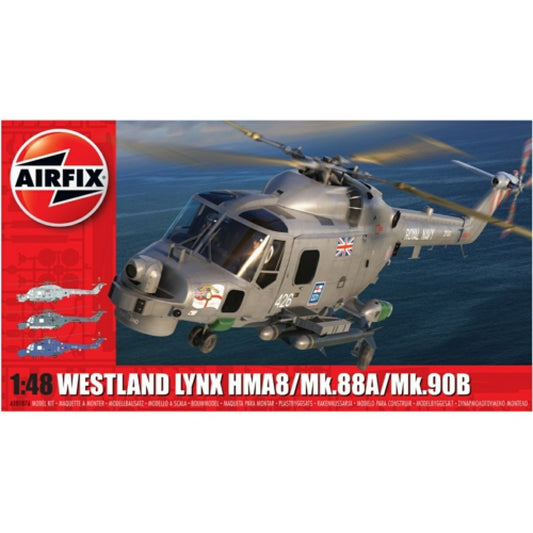 THIS ITEM IS AVAILABLE TO ORDER FROM OUR SUPPLIER - 1:48 AIRFIX AX10107A WESTLAND NAVY LYNX MK.88A/HMA.8/MK.90B (PLASTIC KIT)