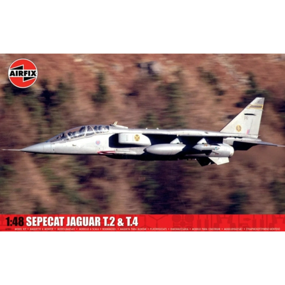 Available To Order – AX11011 - 1:48 Sepecat Jaguar T.2 & T.4 (plastic Kit) AIRFIX Model (AX11011)