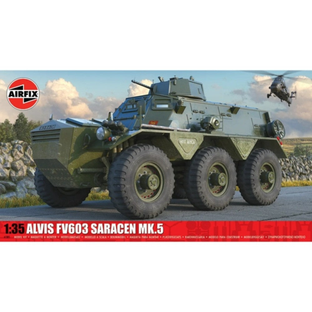 Available to Order – Alvis Saracen MK.5 1:35 Airfix Model (AX1385)