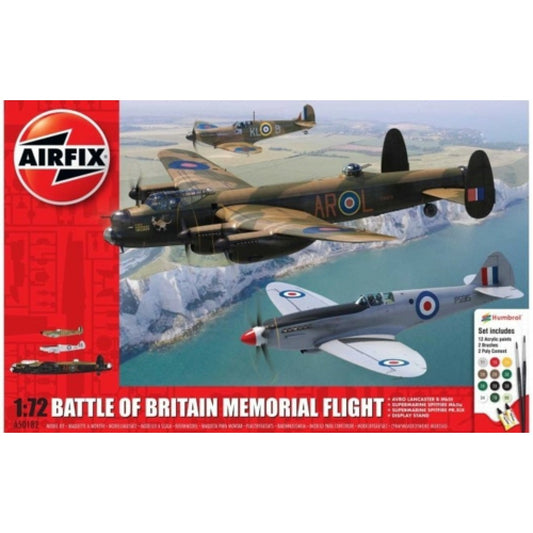 THIS ITEM IS AVAILABLE TO ORDER FROM OUR SUPPLIER - 1:72 AIRFIX AX50182 BATTLE OF BRITAIN MEMORIAL FLIGHT (PLASTIC KIT)