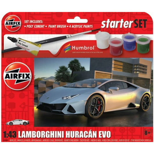 THIS ITEM IS AVAILABLE TO ORDER FROM OUR SUPPLIER - AIRFIX AX55007 SET - 1:43 LAMBORGHINI HURACAN (PLASTIC KIT)
