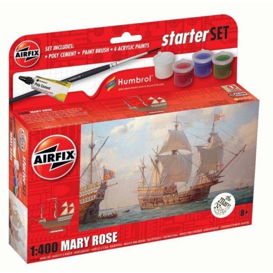 THIS ITEM IS AVAILABLE TO ORDER FROM OUR SUPPLIER - 1:400 AIRFIX AX55114A SMALL STARTER SET NEW MARY ROSE (PLASTIC KIT)