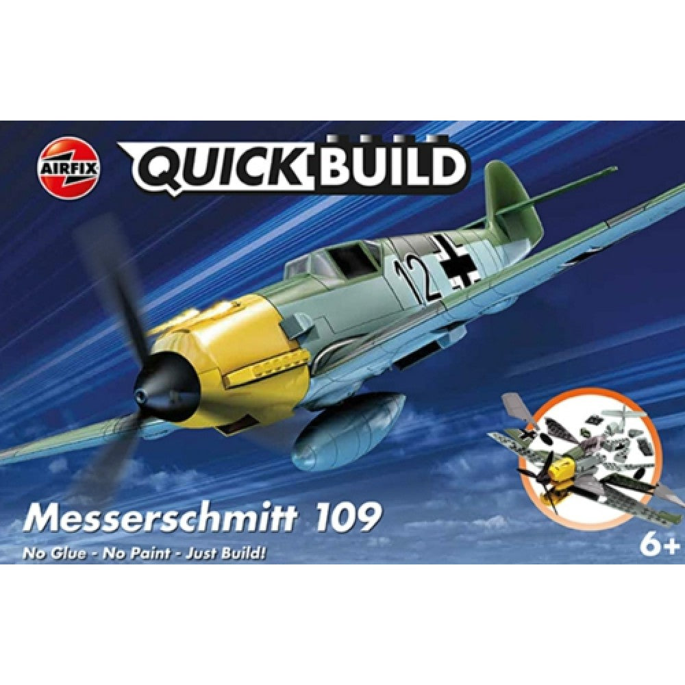 Available to Order – Messerschmitt Bf109e Quick Build Airfix Model (AXJ6001)