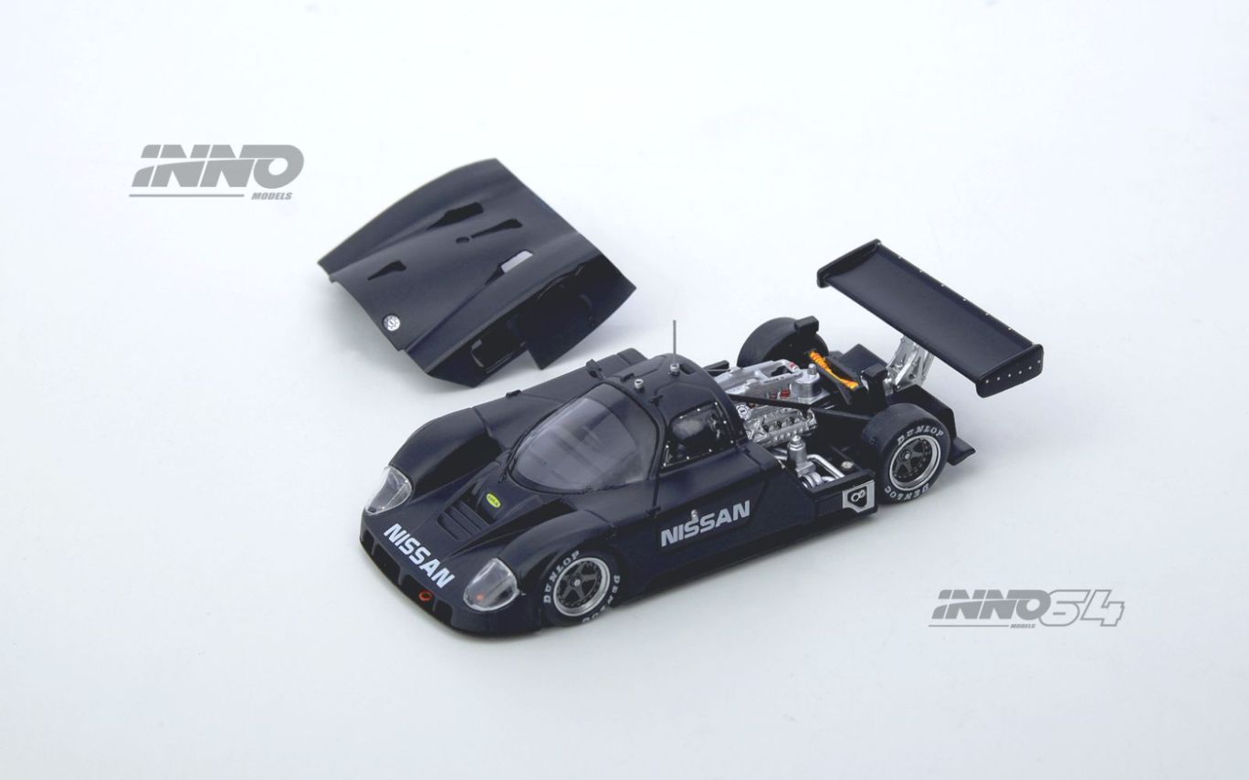 1:64 INNO64 IN64-R89C-LMT1988 NISSAN R8C LE MANS SHAKEDOWN TEST AT PAUL RICARD - BLACK