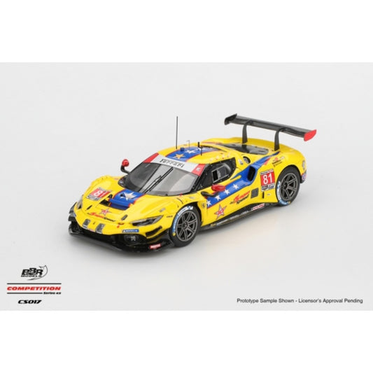 Pre-Order – 1:18 BBR Ferrari 296 GT3 GT3 No.81 Dragonspeed 2025 IMSA Daytona 24 HRS (BBRCS18014 Stocks Due Feb / Mar 2026)