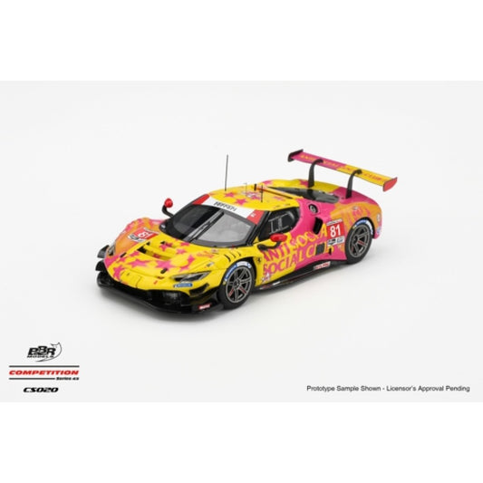 Pre-Order - 1:43 BBR Ferrari 296 GT3 No.81 Dragon Speed 2025 IMSA Laguna Seca BBRCS020 Stocks Due Oct / Nov
