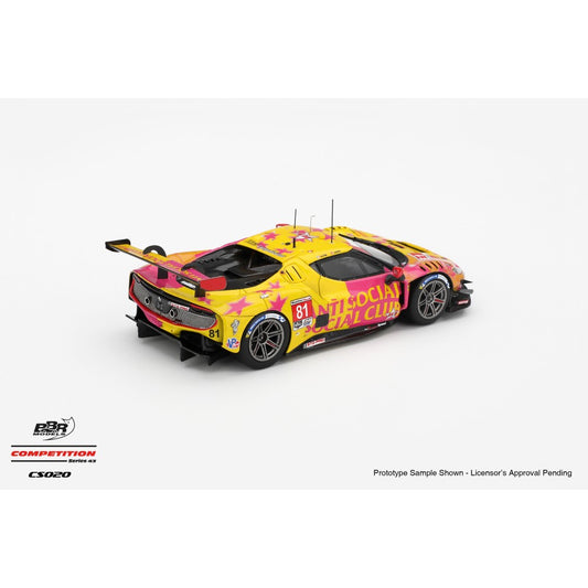 Pre-Order - 1:43 BBR Ferrari 296 GT3 No.81 Dragon Speed 2025 IMSA Laguna Seca BBRCS020 Stocks Due Oct / Nov