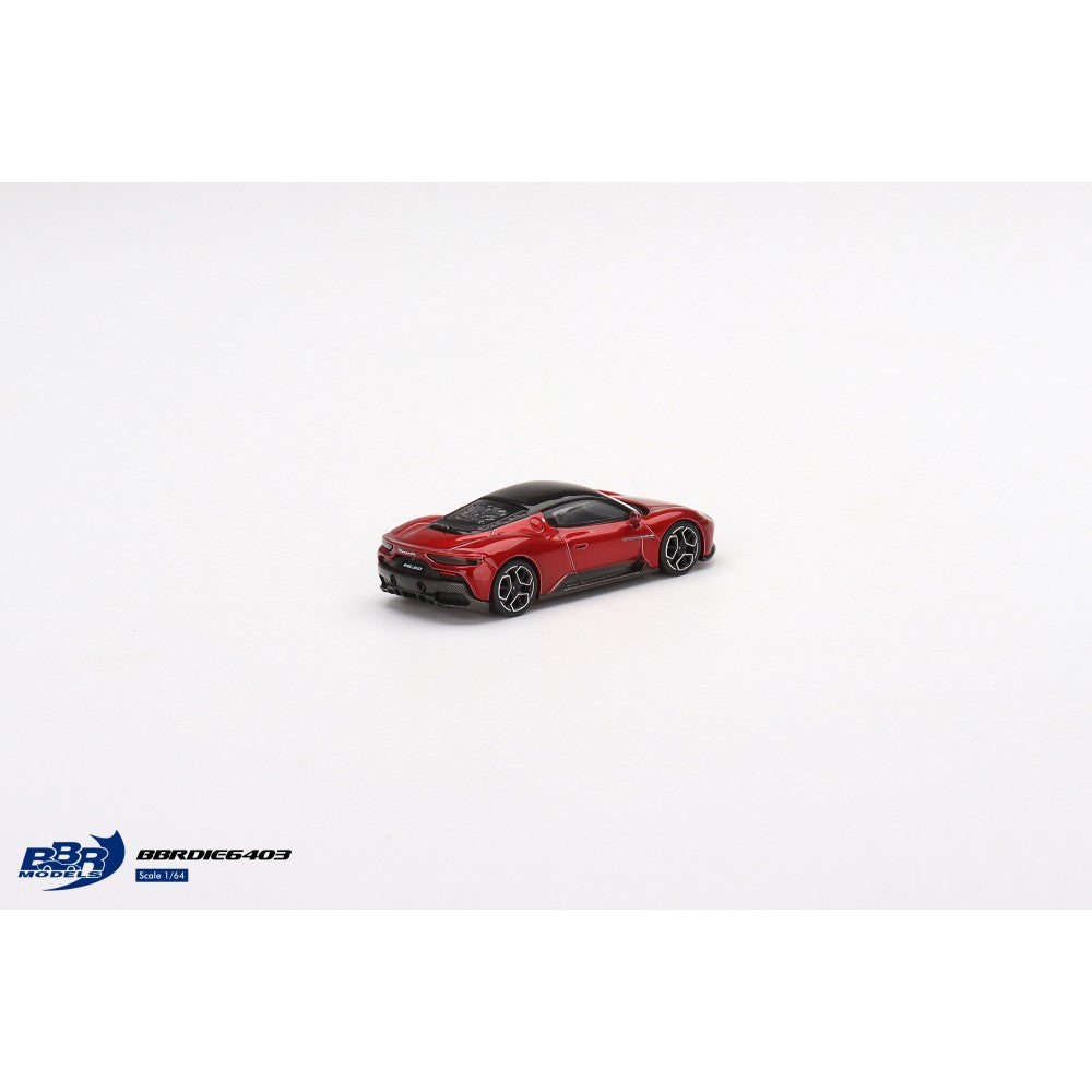 Maserati MC20 Rosso Vincente 1:64 BBR Model Car (BBRDIE6403)