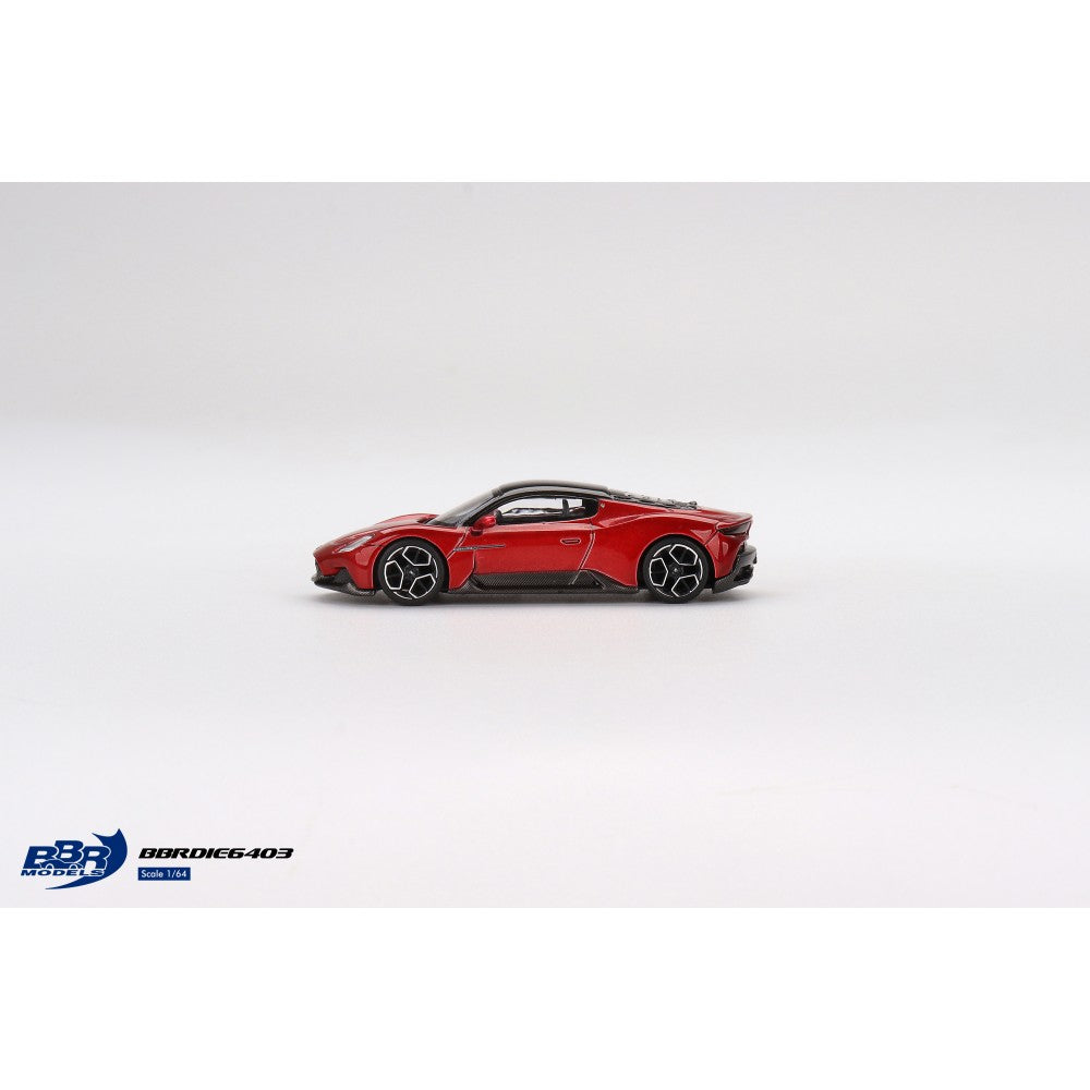 Maserati MC20 Rosso Vincente 1:64 BBR Model Car (BBRDIE6403)