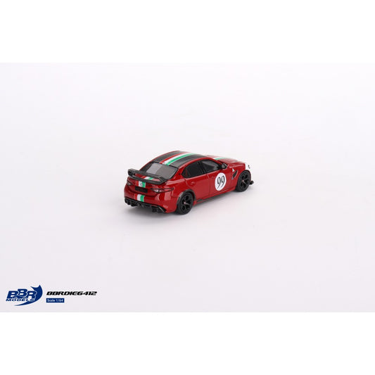 1:64 BBR BBRDIE6412 ALFA ROMEO GIULIA GTAM ROSSO GTA NO.99 CENTRO STILE LIVERY